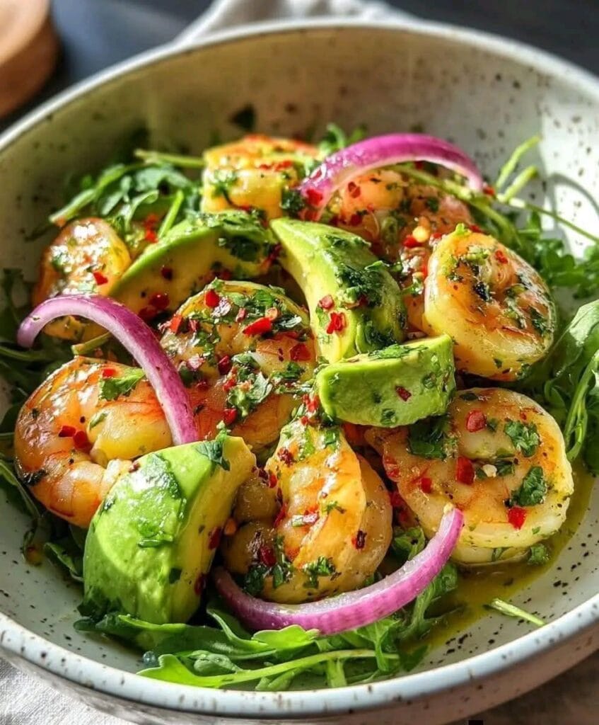 Cilantro Lime Shrimp & Avocado Salad: A Fresh & Zesty Lunch Win