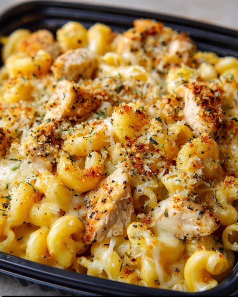 Creamy Chicken Mac and Cheese — Glossy, Cheesy & Ultra Comforting!