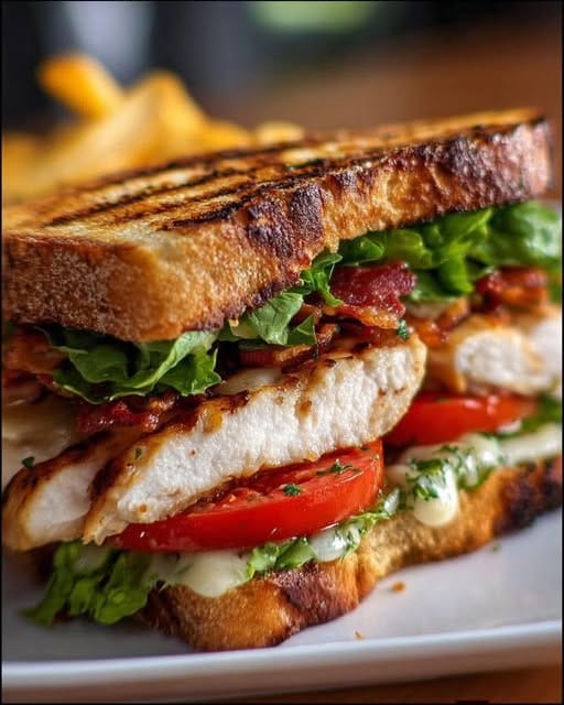 Grilled Chicken Club Sandwich