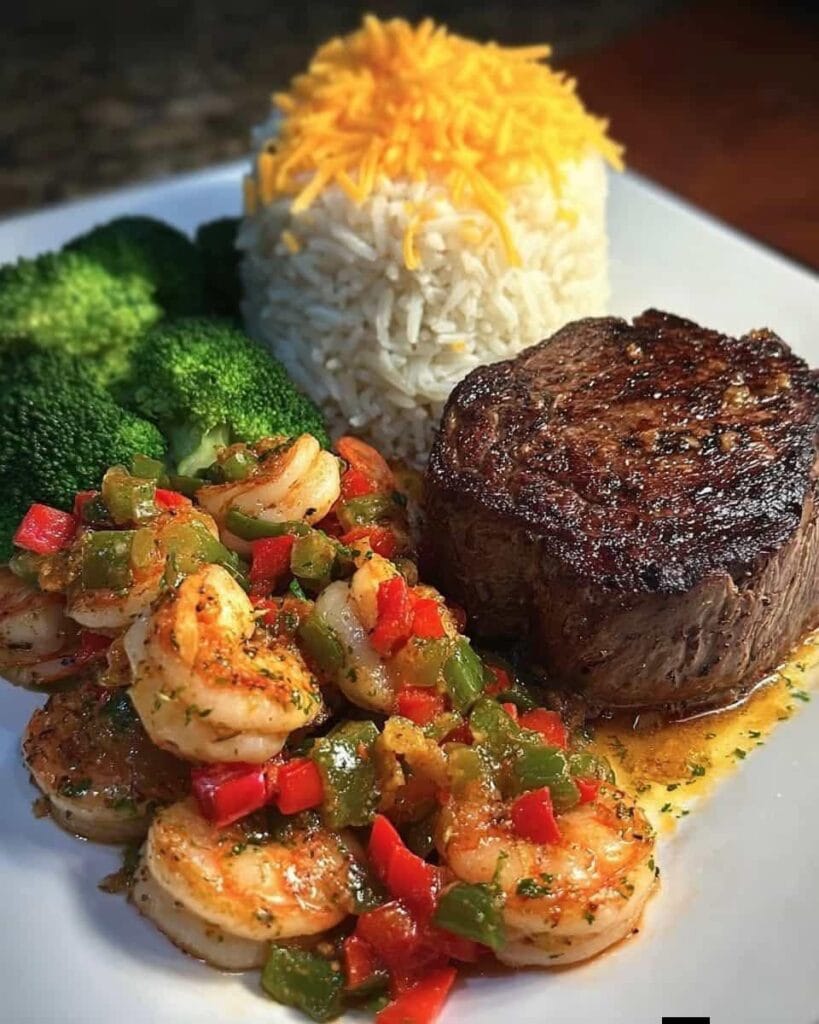 Garlic Butter Surf & Turf a High-Protein Feast