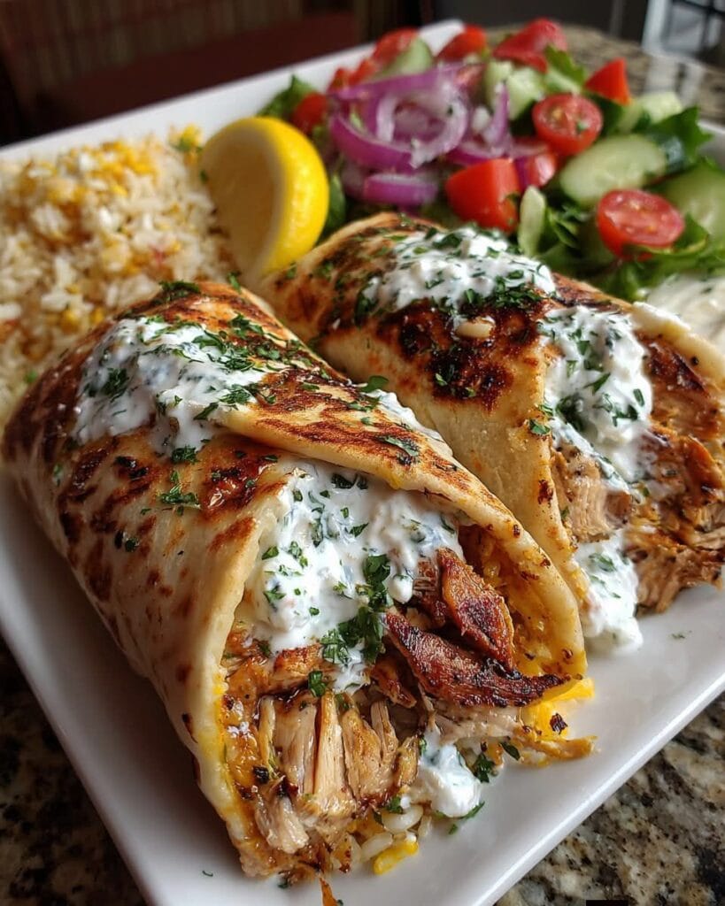 Greek Chicken Wrap Bowls: a High-Protein Power Lunch