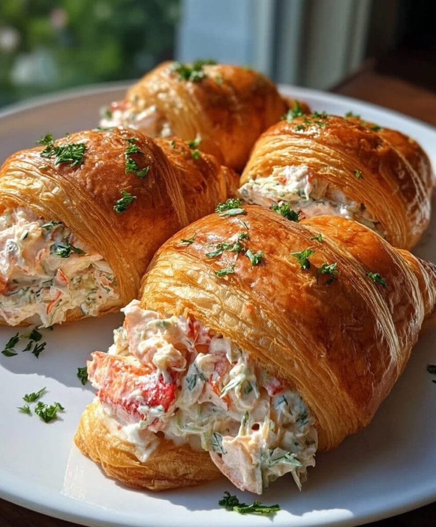 Lobster Salad Croissant Rolls That Redefine Gourmet Brunch