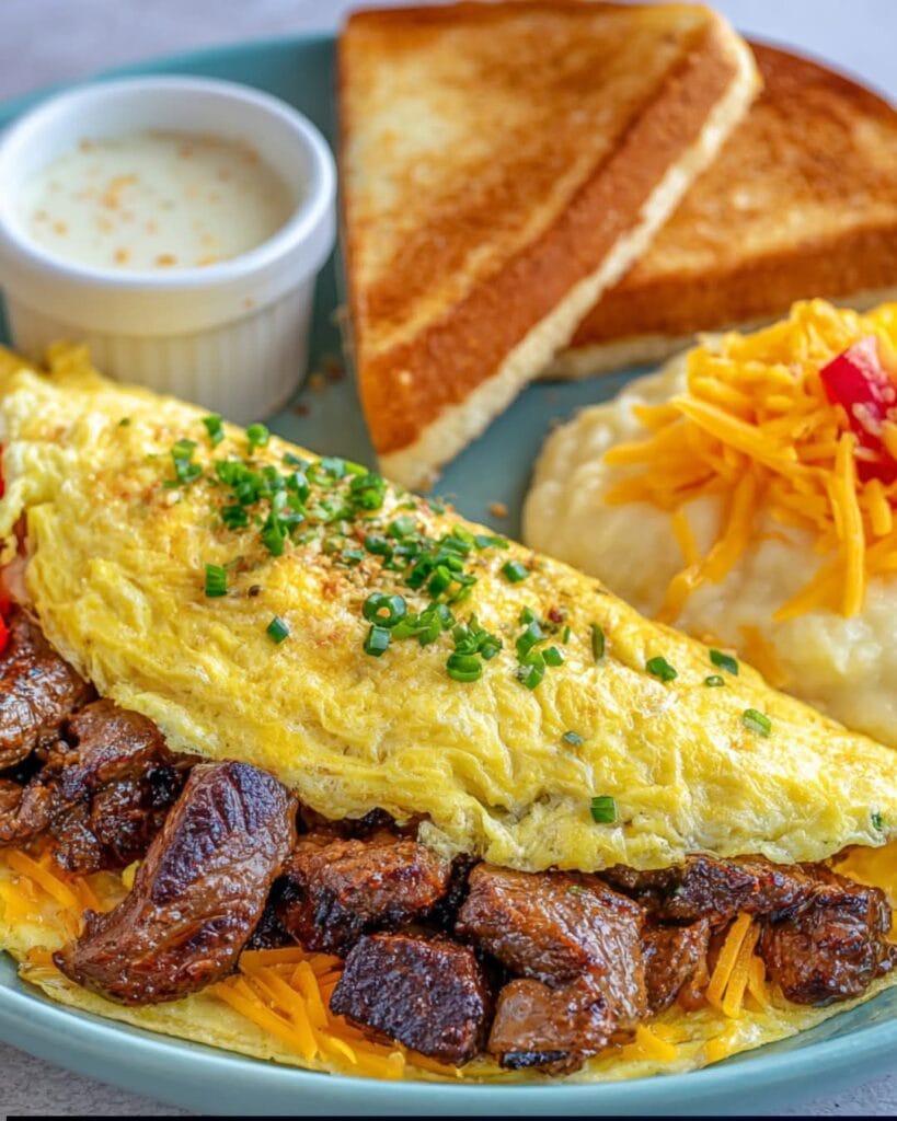 Steak Omelet Breakfast Plate: The Ultimate High-Protein Transformation for a Hearty Morning Feast