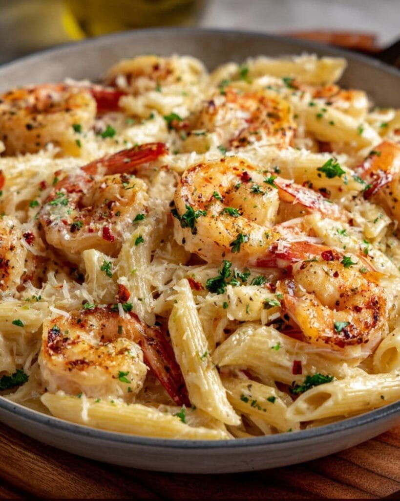 The Ultimate Creamy Garlic Shrimp Penne: Silky, Buttery & Date-Night Worthy!