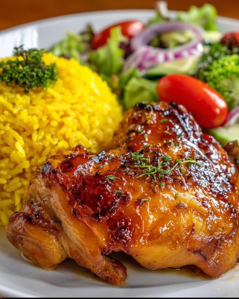 glossy-roasted-chicken-high-protein-lunch-bowl