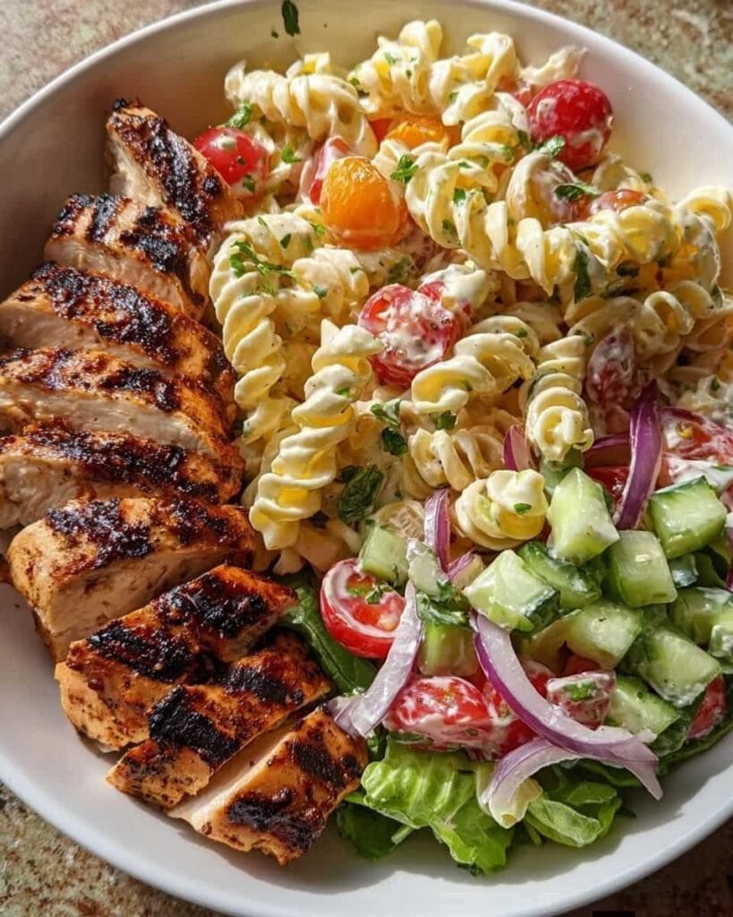 grilled-chicken-pasta-salad-bowl:-high-protein