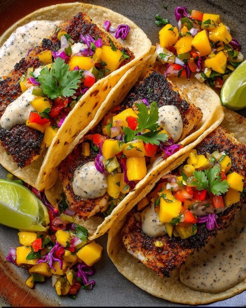 15-Minute Blackened Mahi-Mahi Street Tacos Healthy High-Protein Recipe